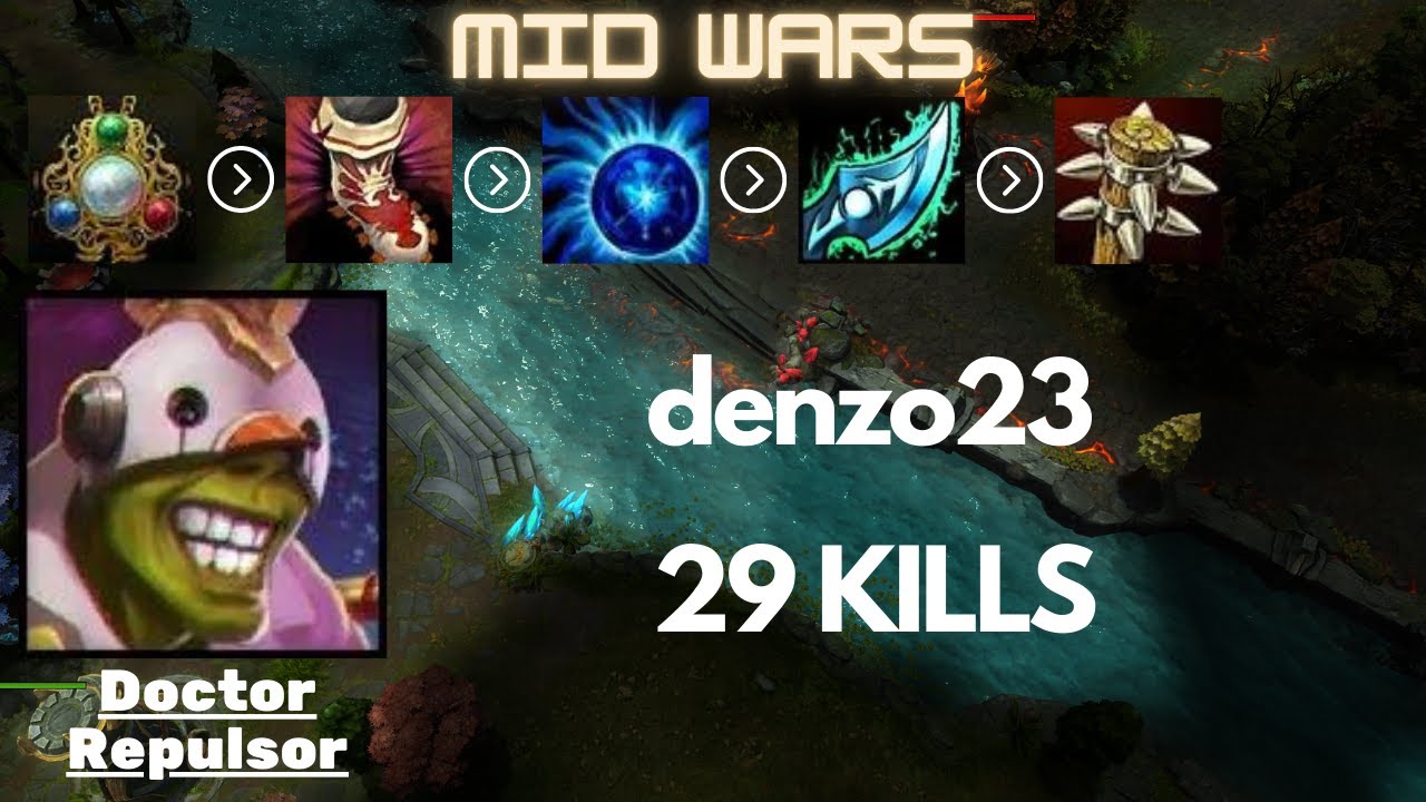 HoN ║ Mid Wars ║ Doctor Repulsor ║ denzo23 ║ Heroes of Newerth