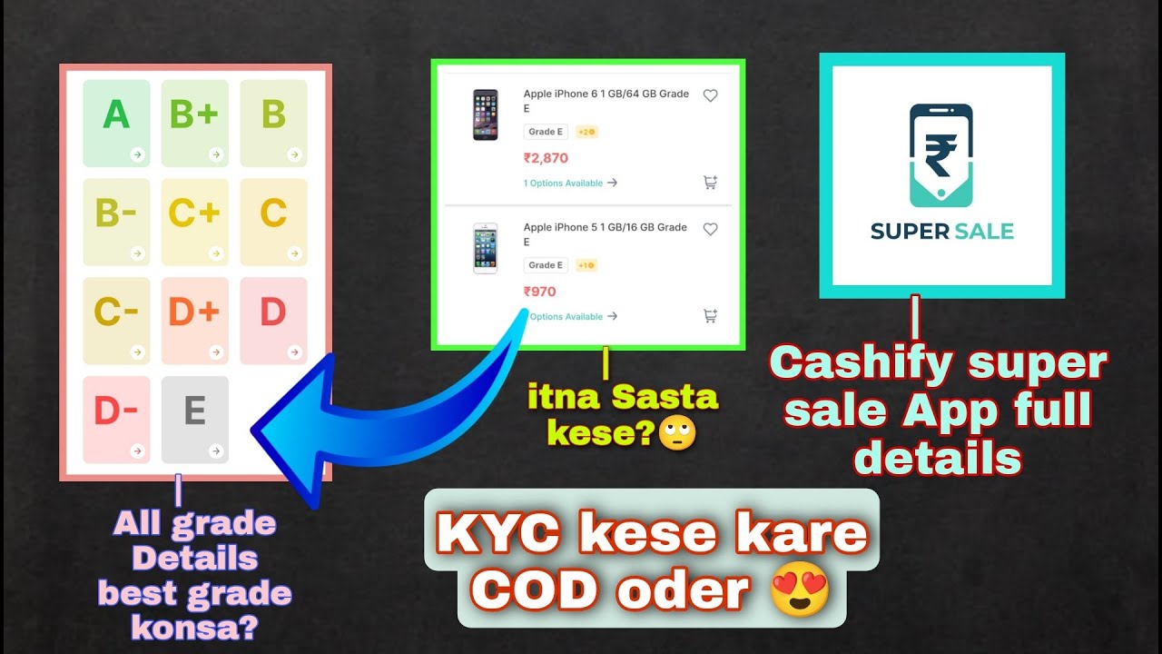 Cashify super sale App Kyc kese kare_ Withaout GST_ Cashify supwr sale full details_