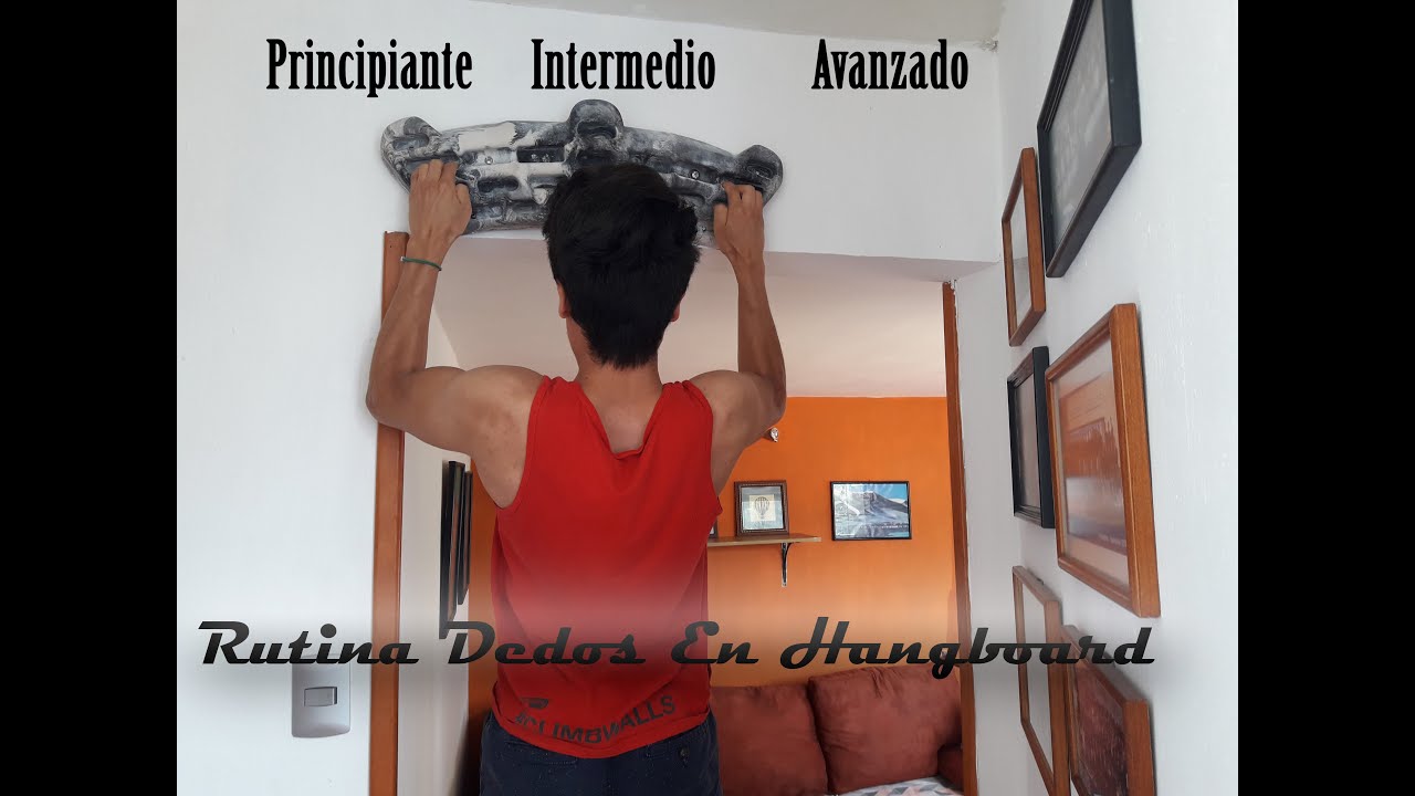 Entrenamiento Con Tabla De Dedos (Hangboard) - Todos Los Grados
