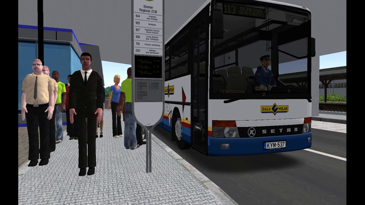 Setra 313 UL automatic | Omsi 2 | Ebstein map
