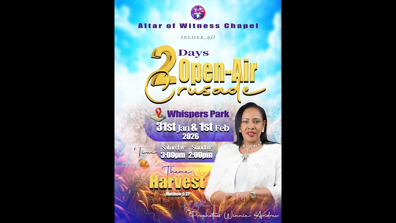 Open-Air Crusade Day  2  Whispers Park 1/2/2026