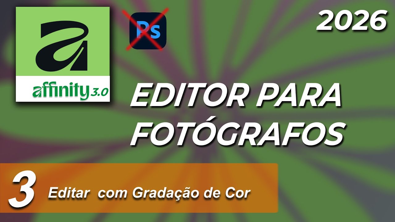 Como editar fotos facilmente usando a GRADACAO DE COR do Affinity