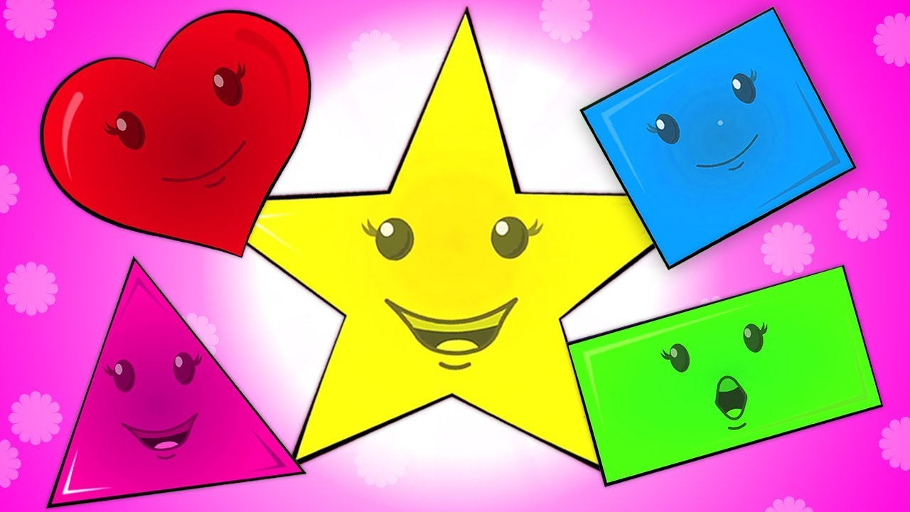 Jelly Bears Português - Formas Canções | aprender formas | crianças canção | Shape Song