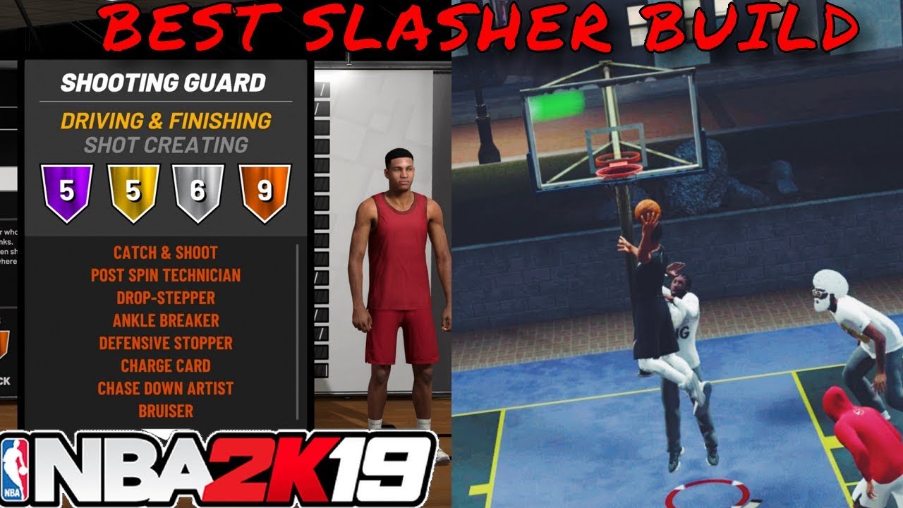NBA 2K19 - Best Slasher Build Shot Creating Slasher!!!