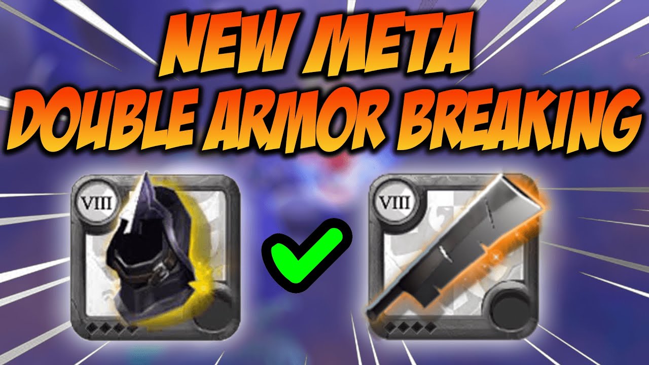 NEW META DOUBLE ARMOR BREAKING !!! 13M PROFIT CARVING SWORD SOLO PVP & BUILD ( Albion Online )