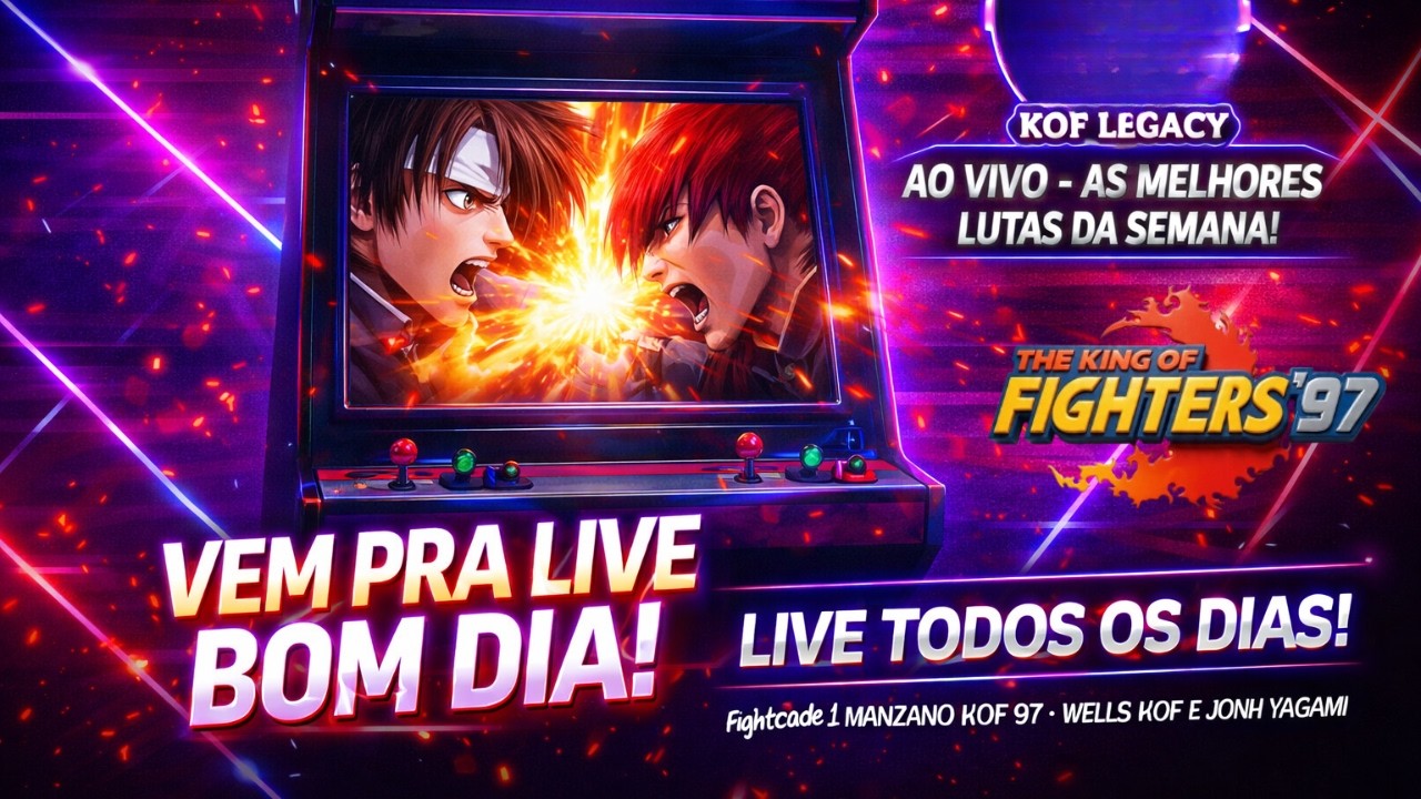🔥 KOF LEGACY – AS MELHORES LUTAS AO VIVO | FIGHTCADE | KOF 97/98/2002