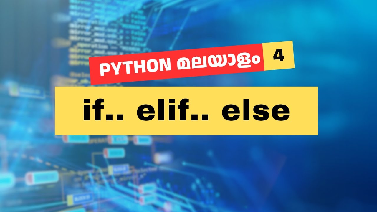 How to use Conditional Expressions in Python? |  Python Malayalam Tutorial #4