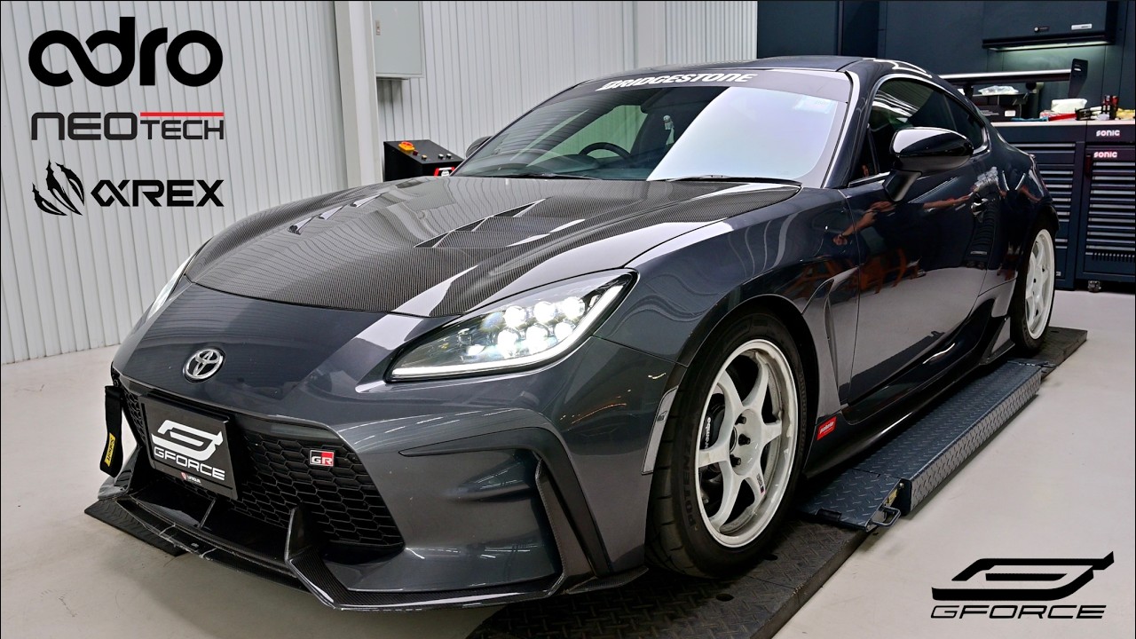 เสริมหล่อ 2 วัน GR86 ไฟหน้า Alpharex / ช่วงล่าง NeoTech / วิงหลัง ADRO AT-M3 Toyota GR 86 G-FORCE