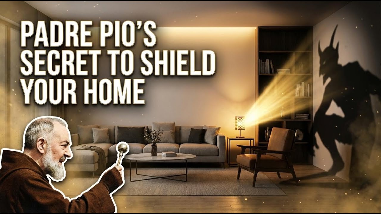 ⚠️ PADRE PÍO REVEALS: SPRINKLE HOLY WATER IN THESE 4 CORNERS OF YOUR HOUSE TO STOP ATTACKS
