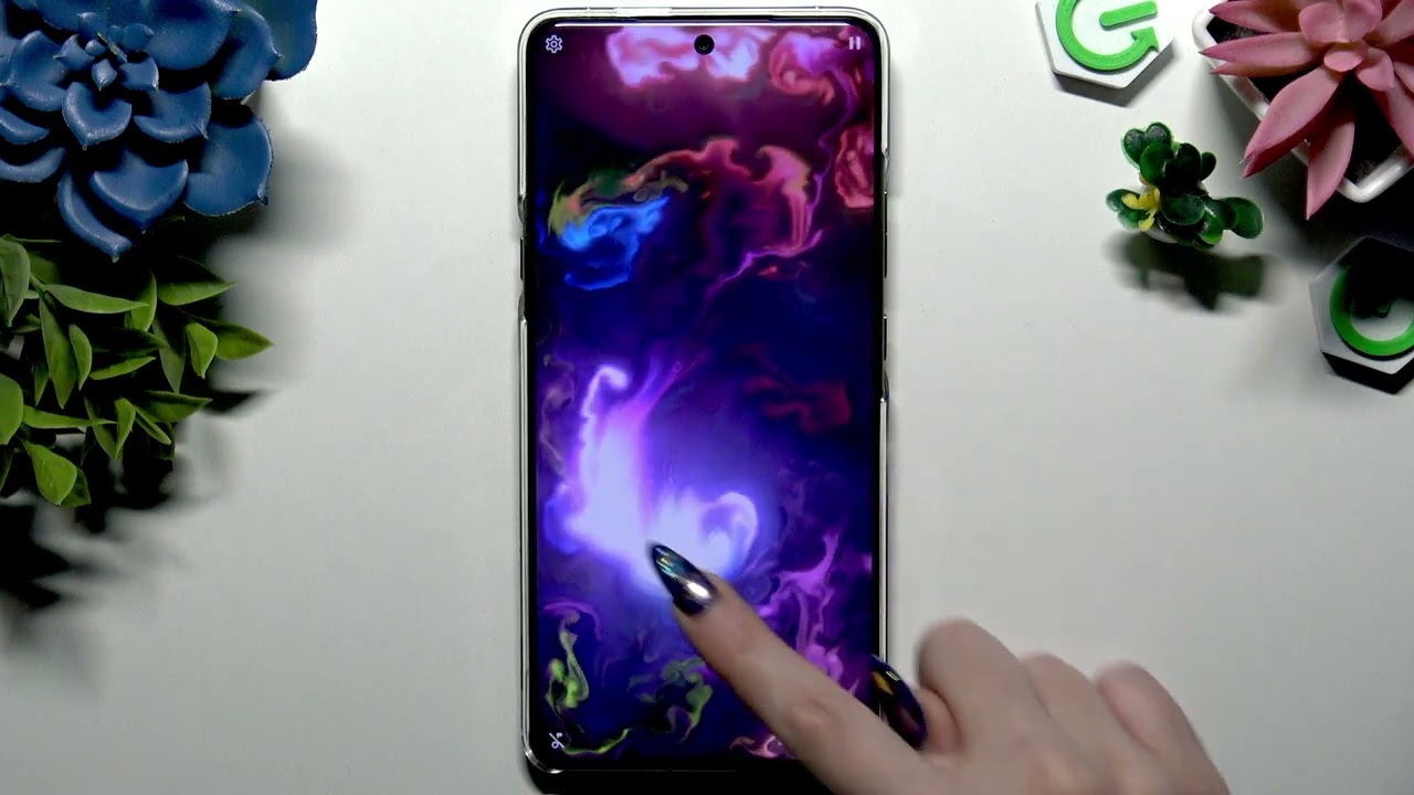 MOTOROLA Signature – How to Set Magic Fluids Live Wallpaper