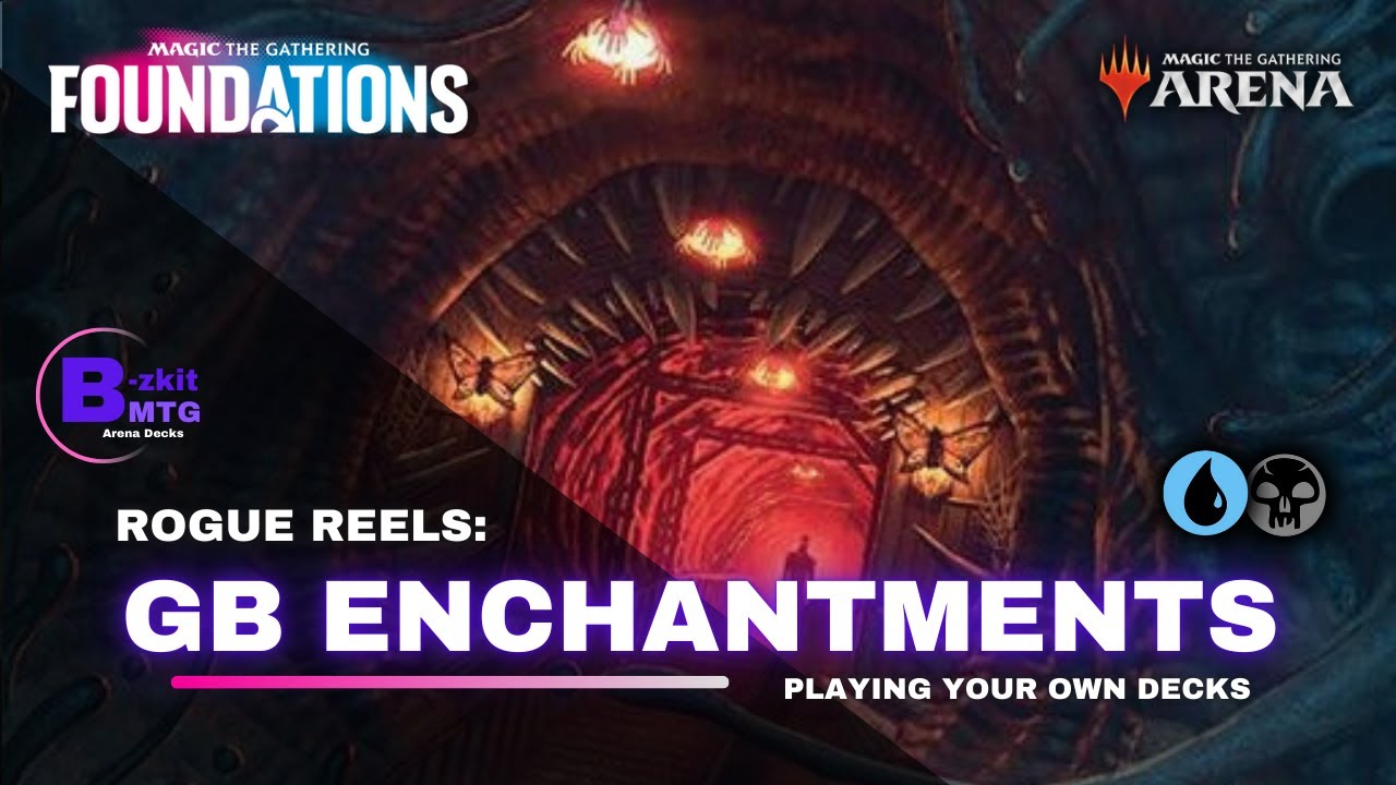 ROGUE REELS: GB-DIMIR ENCHANTMENT w/Corrick-🔵⚫- Foundations (Standard)(ITA) MTGA by Bizkit
