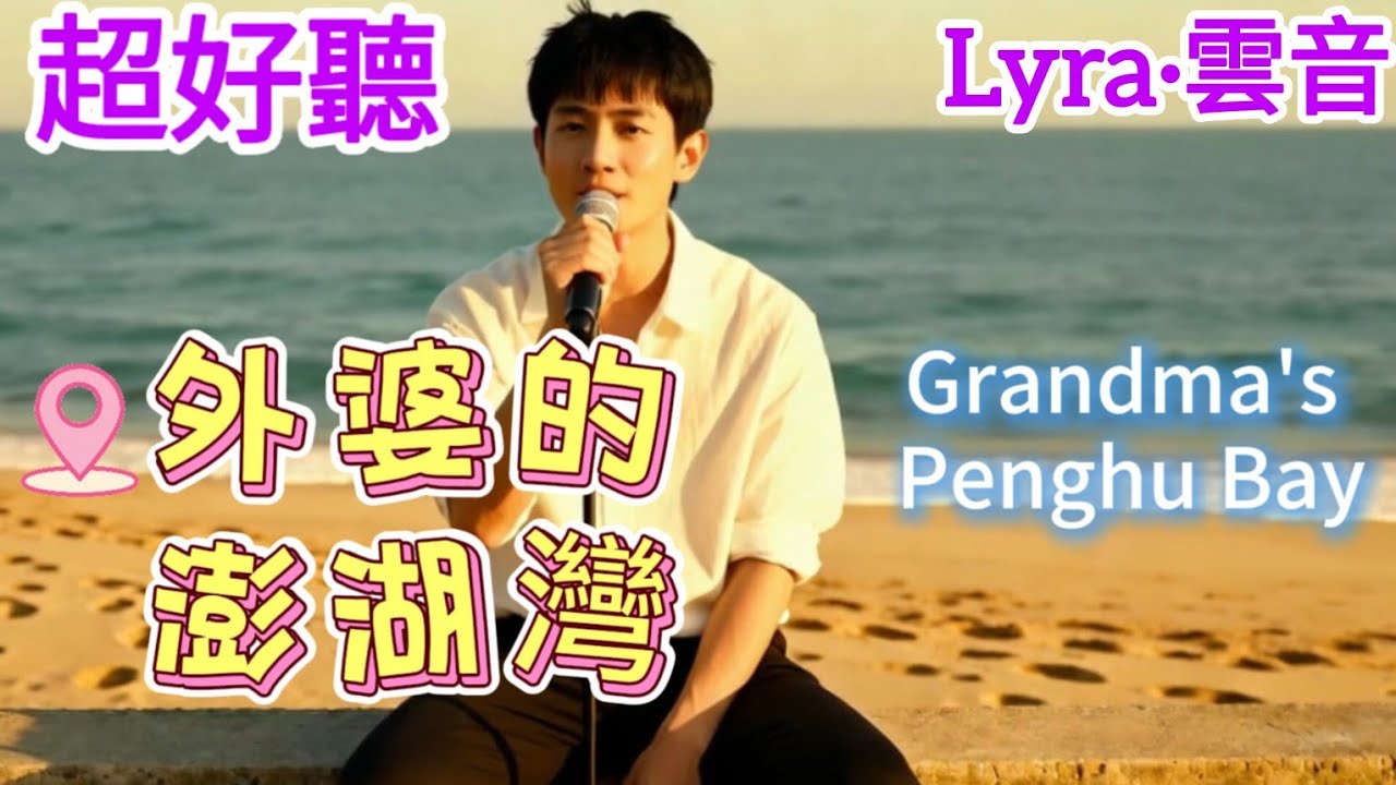 Lyra·雲音 翻唱 超好聽 |《外婆的澎湖灣》 | 原唱:潘安邦 | 晚風輕拂澎湖灣，白浪逐沙灘 | Beautiful | 