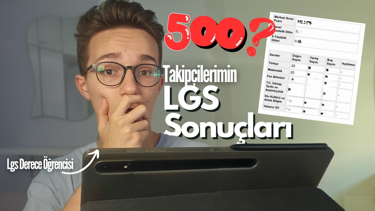500 Puan Geldi Mi? Takipçilerimin LGS Sonuçları! | LGS 2024+ Sınav Tavsiyeleri