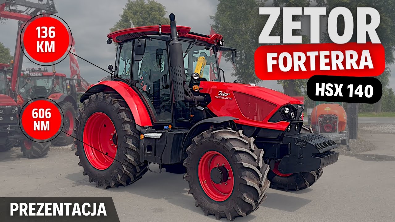 ZETOR FORTERRA HSX 140 - prawie największy ciągnik od Zetora | Prezentacja / test ciągnika