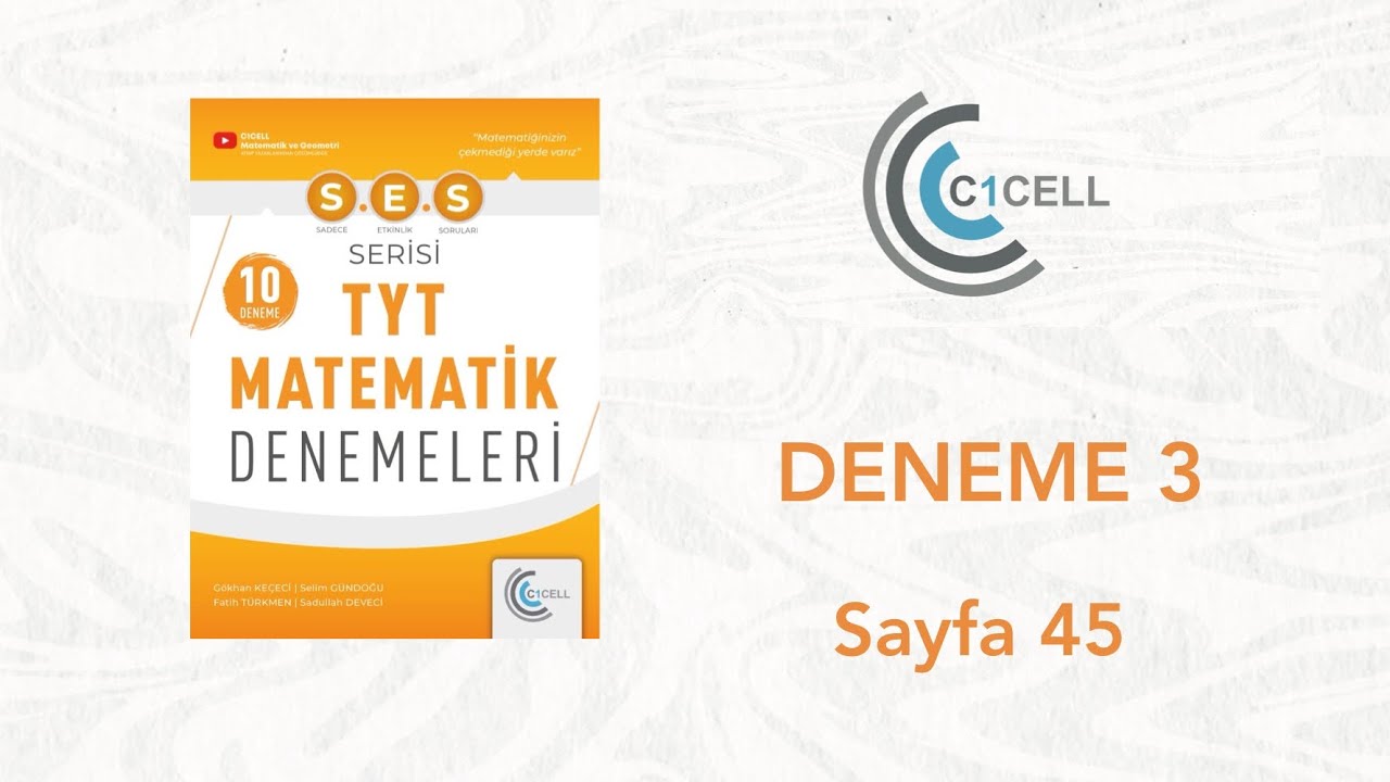 TYT 3 Soru 32-33 (Sayfa 45)