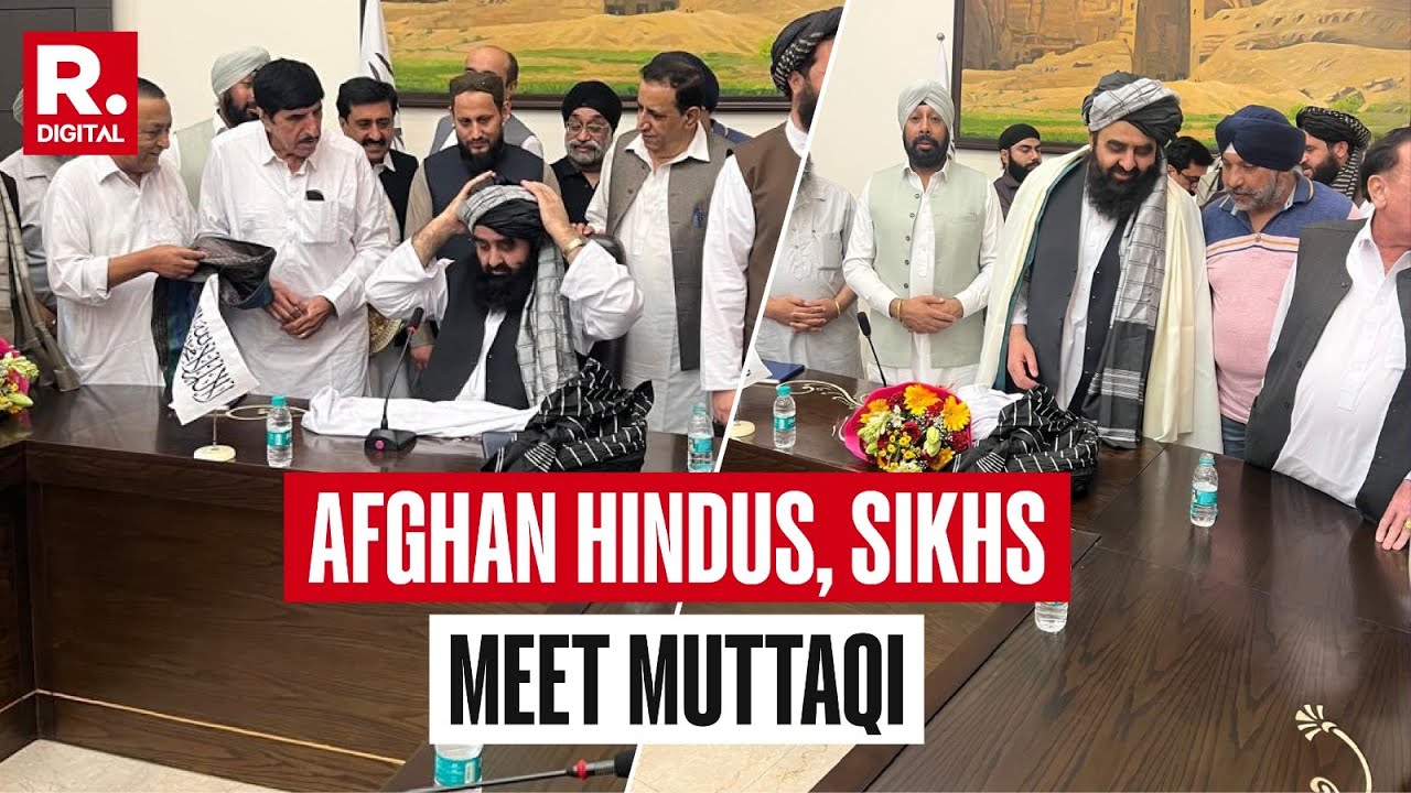 Afghan Hindus & Sikh Delegation Meets Taliban FM Muttaqi, Requests To Restore Gurudwaras & Temples