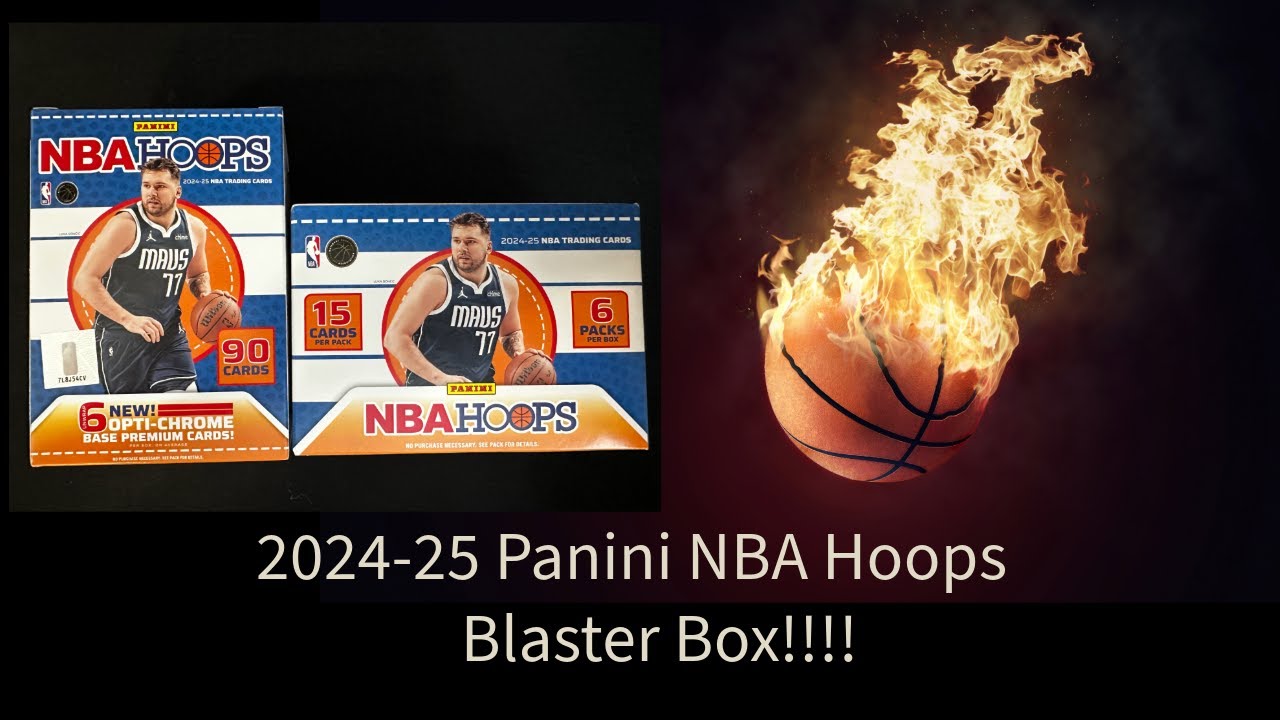 🏀🏀2024-25 Panini NBA Hoops Basketball Blaster Box Review🏀🏀