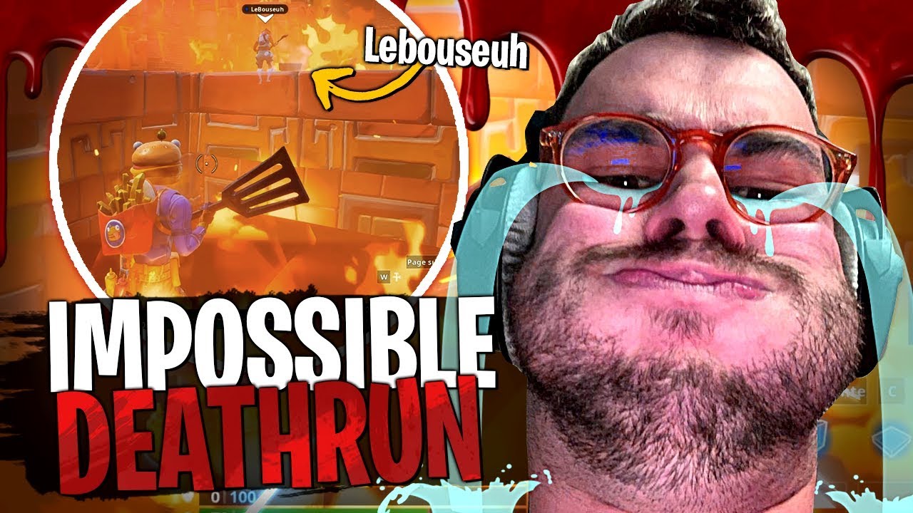 Lebouseuh pleure après avoir terminé ce Deathrun sur Fortnite Créatif !