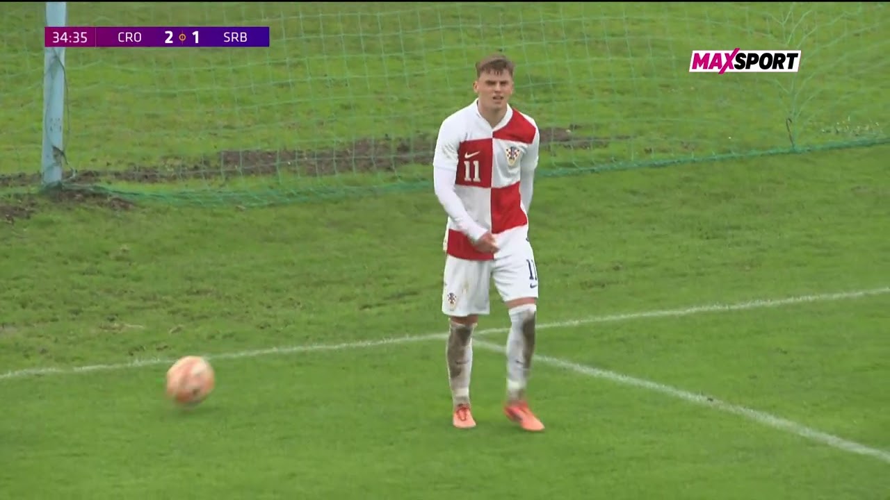 HRVATSKA U19 vs SRBIJA U19 4:1 (Kvalifikacije za U19 Europsko prvenstvo)