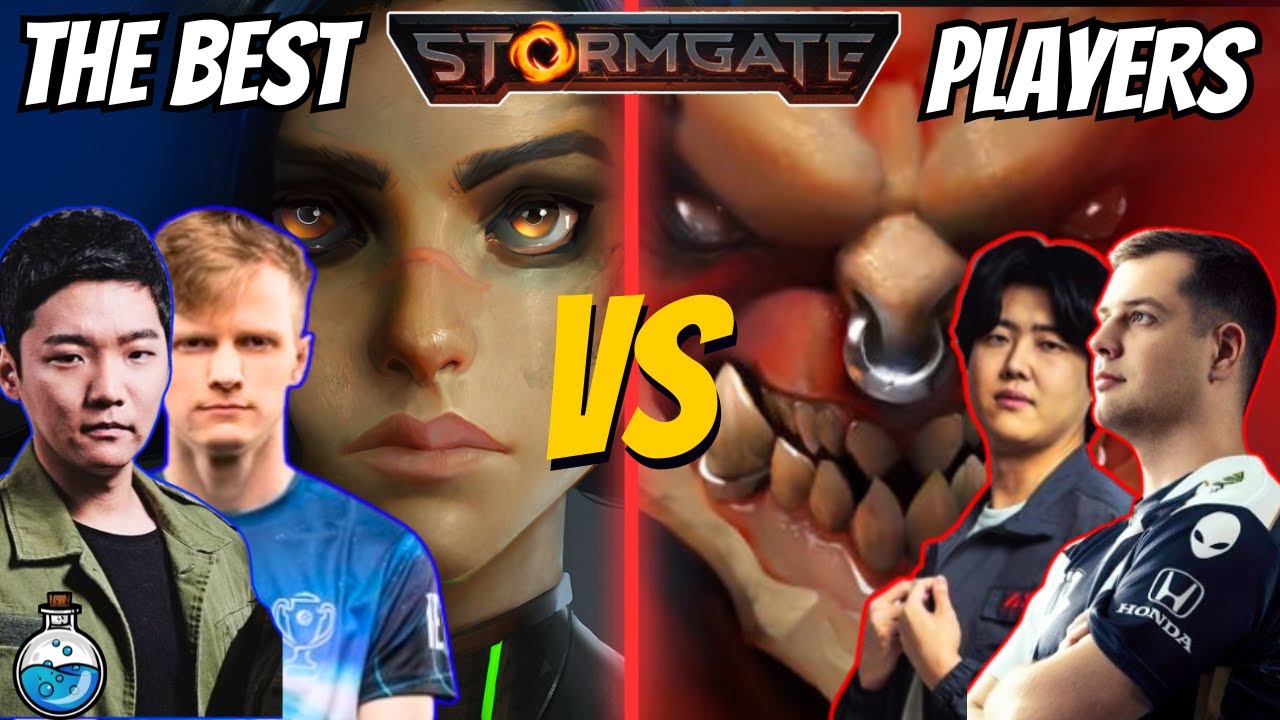 Best Stormgate players feat. Parting, MaNa in an EPIC Team Showmatch!
