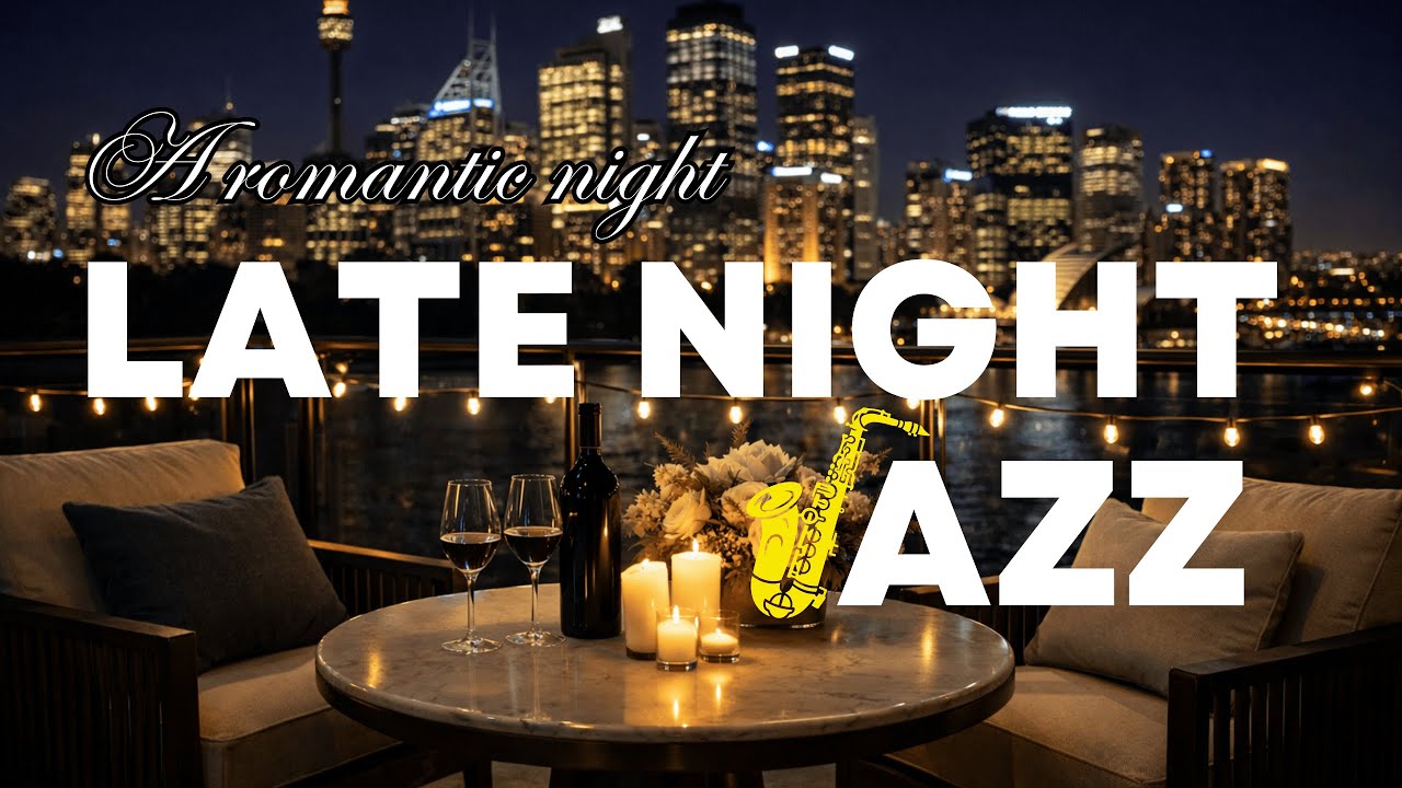 Romantic Night Smooth Jazz 🌙 Warm Sax & Piano for Relaxing Evenings