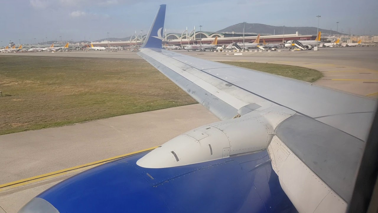 Sabiha Gökçen İstanbul -  Düsseldorf Airport Andolujet uçuşu 09.02.2021 Türkish Airlines THY