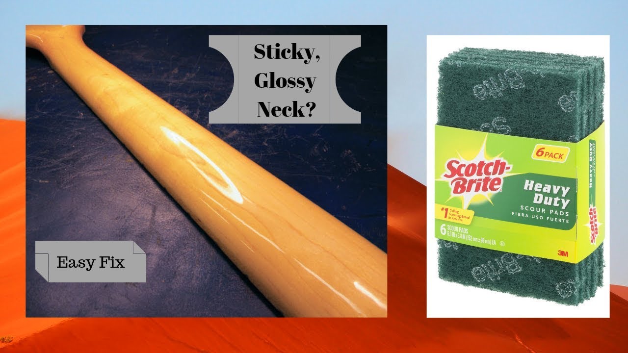 Fixing a Sticky Guitar Neck