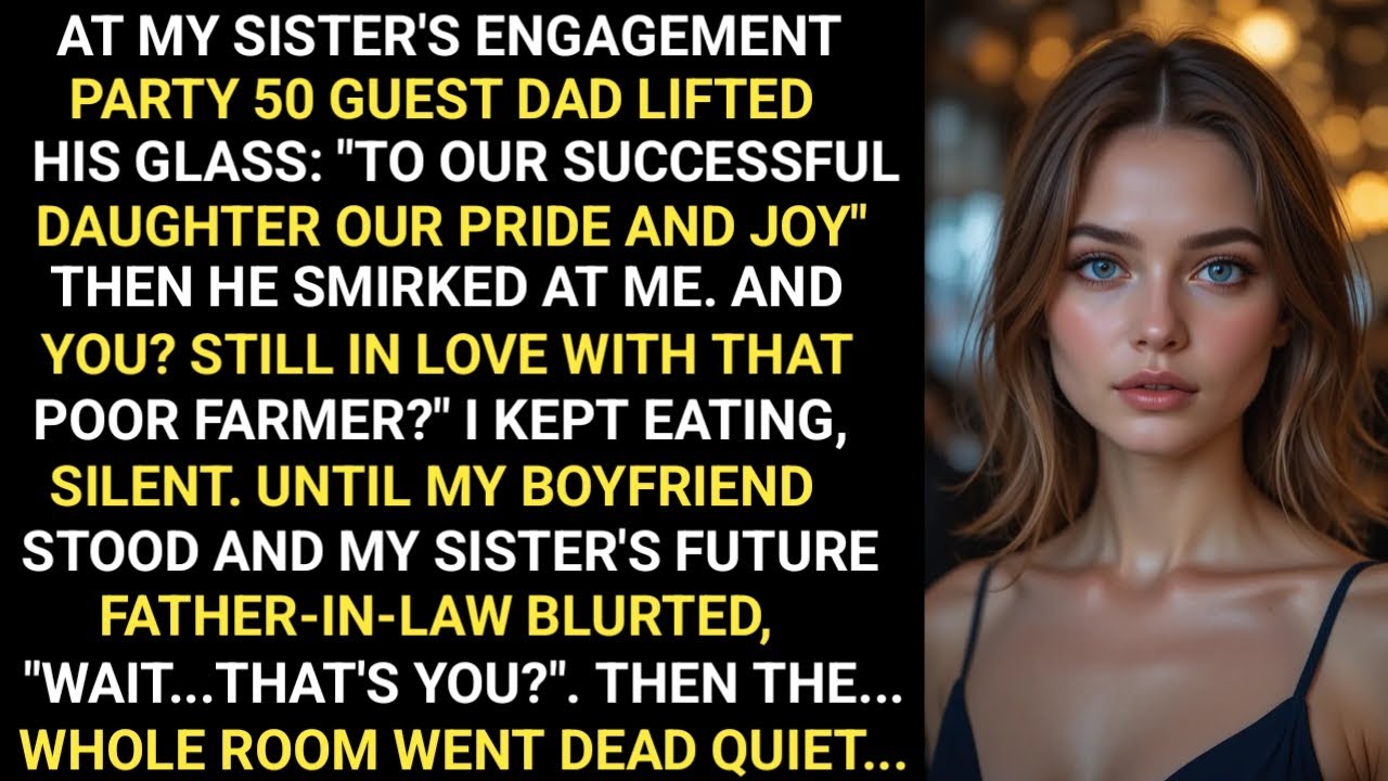 My Parents Mocked Me at My Sister's Engagement-Then Her Future FIL Recognized My Boyfriend Was...