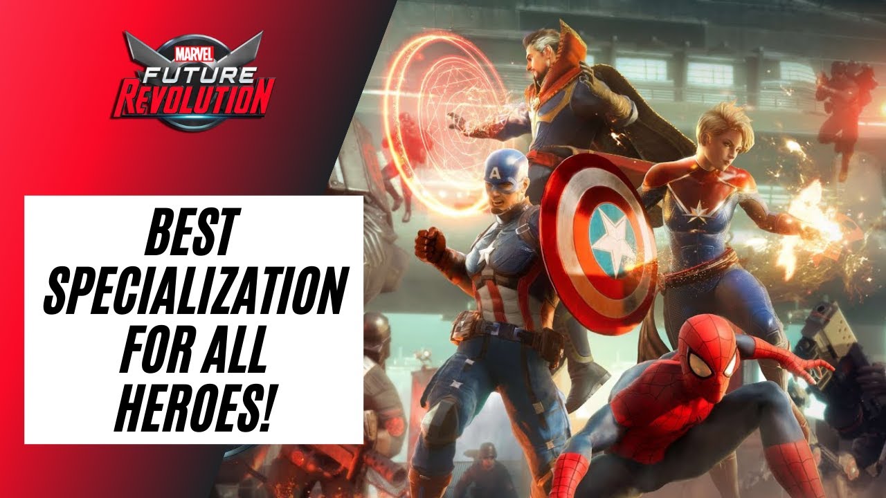 MARVEL FUTURE REVOLUTION | BEST SPECIALISATIONS FOR ALL HEROES | BEGINNERS GUIDE