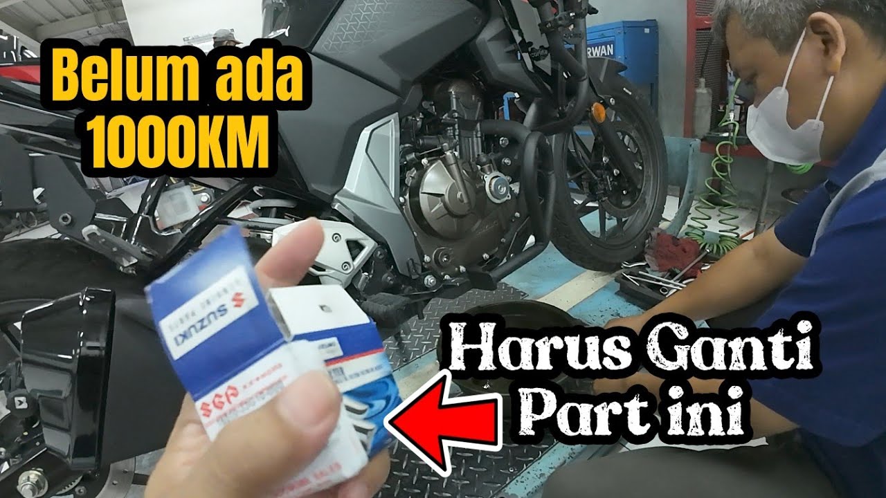 Servis Petama Suzuki V Strom 250 Sudah Harus Ganti Sparepart ini
