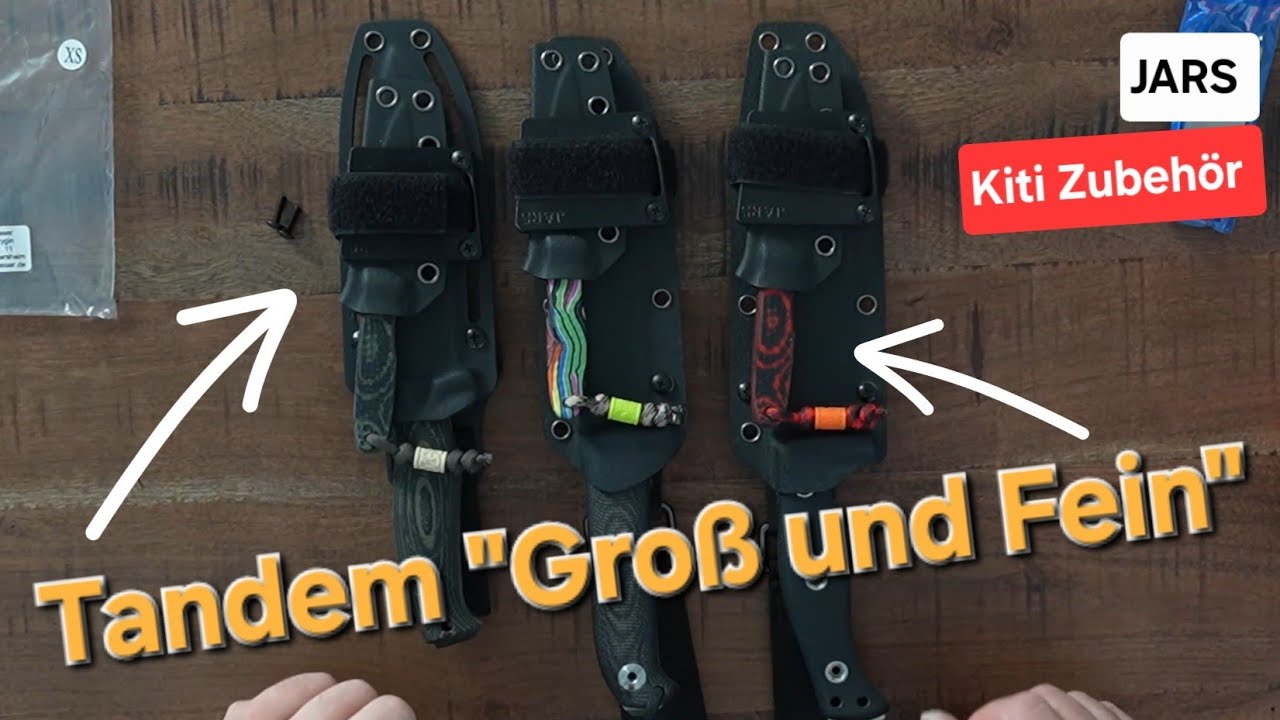 Kiti JARS Neckknife Zubehör, Talisman Beads und Tandem-Nutzung