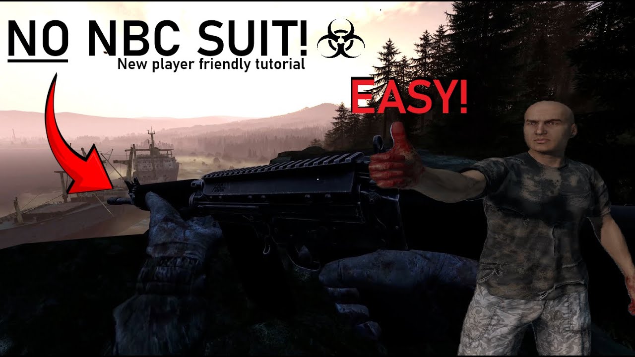 [ENG,PL] I'VE GOT THE LAR AS A FRESH SPAWN! DayZ tutorial on how to loot Rify without an NBC suit.