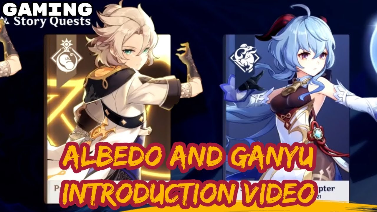 ALBEDO AND GANYU INTRODUCTION VIDEO | Version 1.2 [GENSHIN IMPACT]