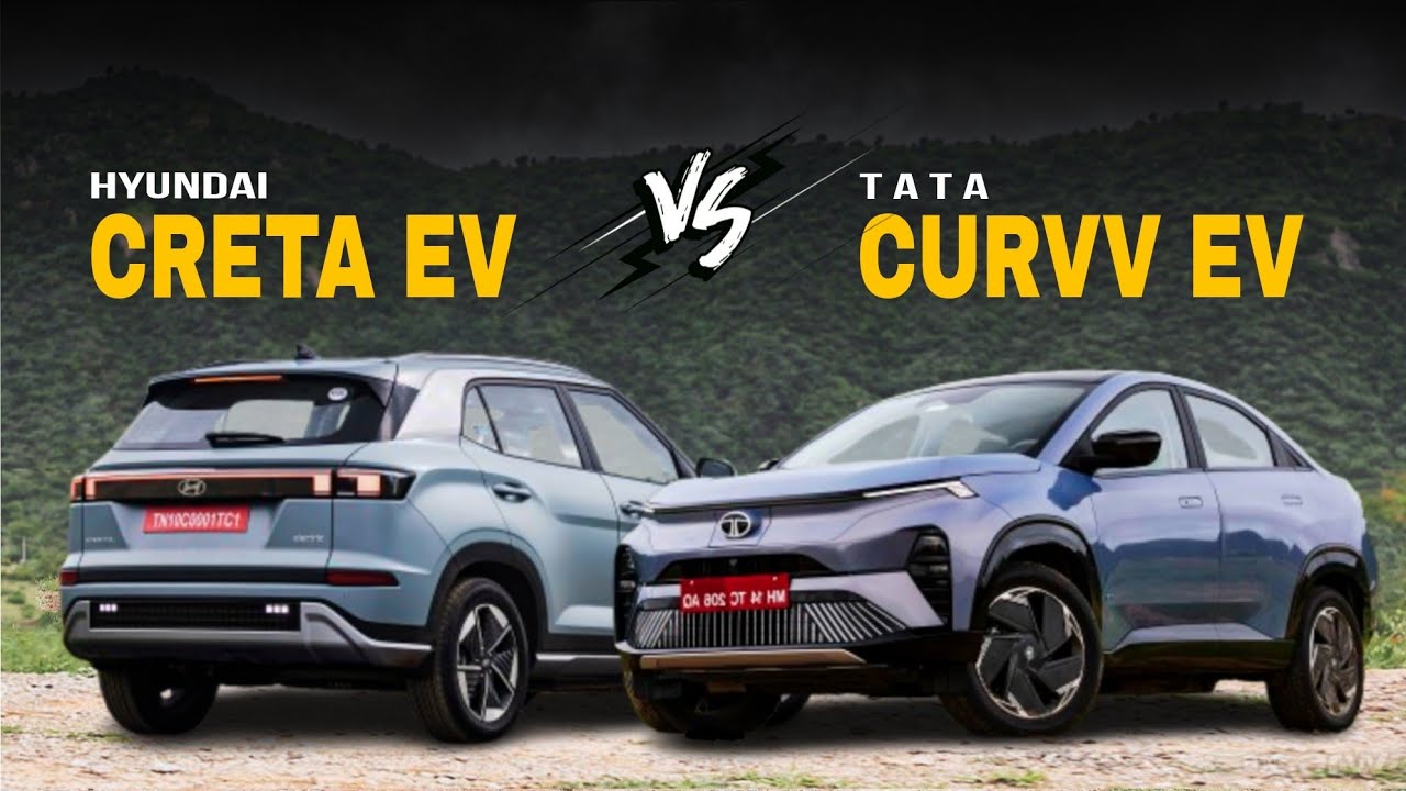 Tata Curvv EV vs Hyundai Creta EV | Detailed Comparison