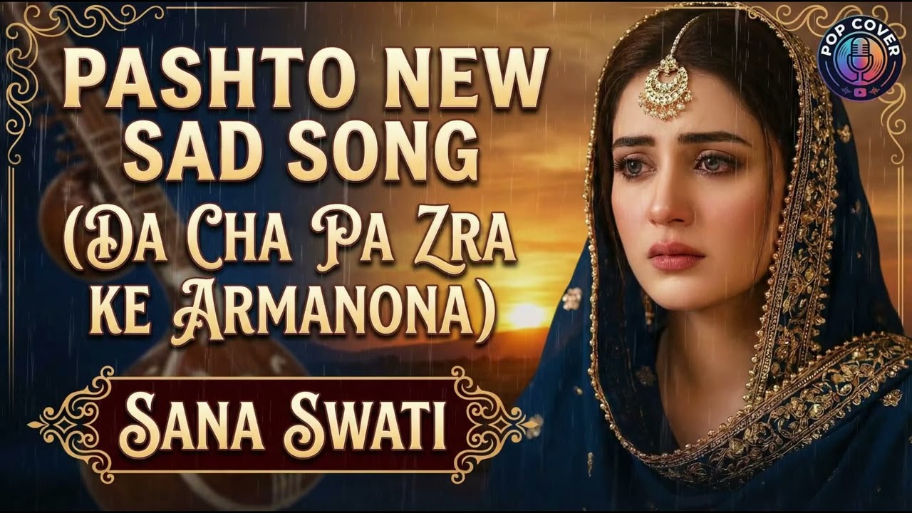 SANA SWATI - DA CHA PA ZRA KE ARMANONA | NAWAY GHAMJAN PASHTO SONG