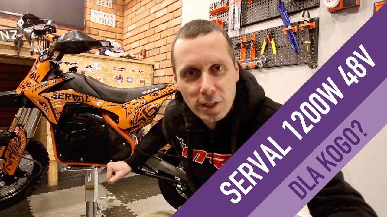Pitbike Nitro Serval 1200W 48V - Dla kogo?, Jak się na nim jeździ?
