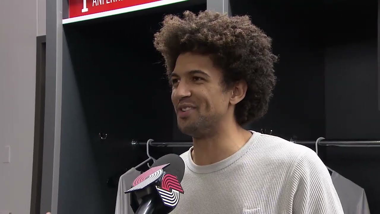 Matisse Thybulle Postgame Interview | Portland Trail Blazers 130, Philadelphia 76ers 104