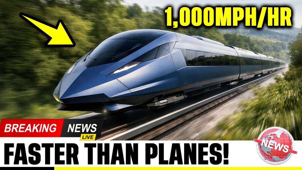 China Just Hit 1,000 km h With This NEW Maglev Train in 2026