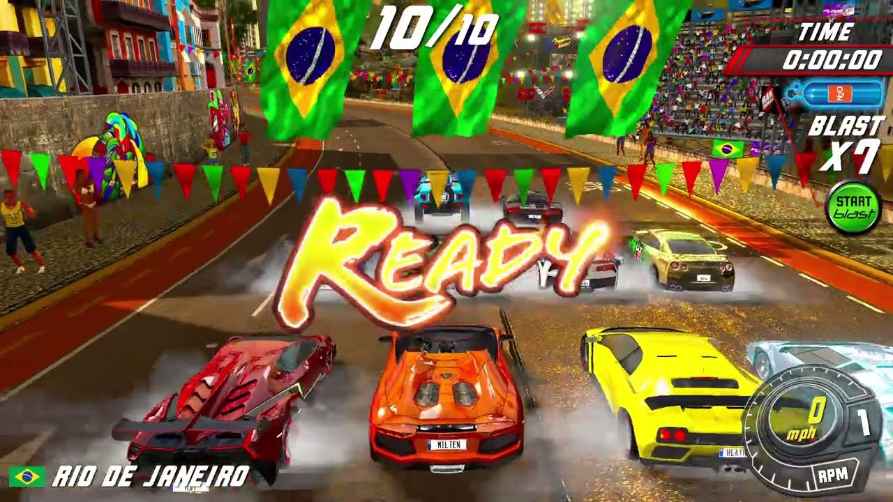 Cruis'n Blast Arcade- Lamborghini Aventador gameplay