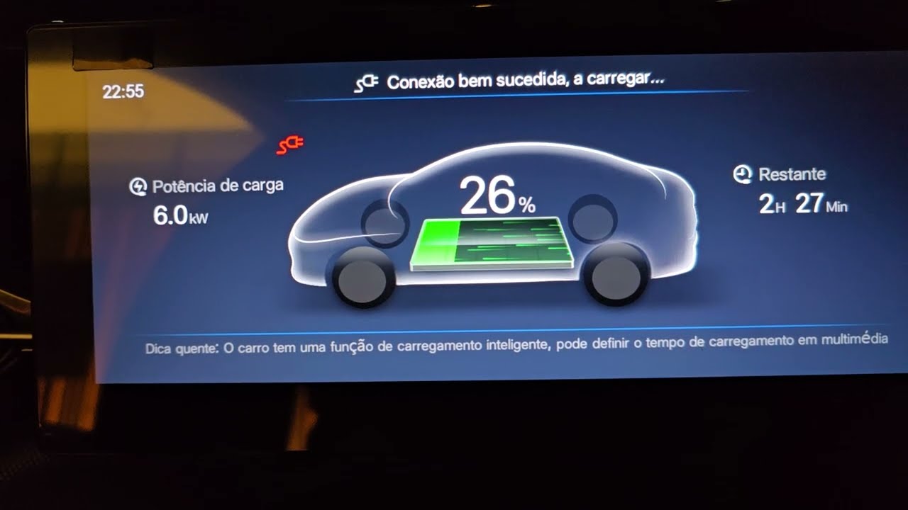 Tempo de recarga do BYD King