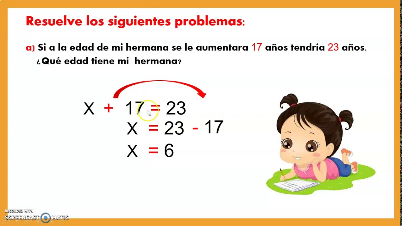 RESOLVEMOS PROBLEMAS DE ECUACIONES - 2DO GRADO DE PRIMARIA