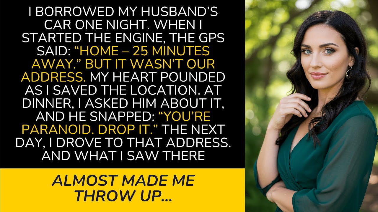 One Address on the GPS… One Secret Too Big to Hide. That Night, the Truth Couldn’t Stay Buried