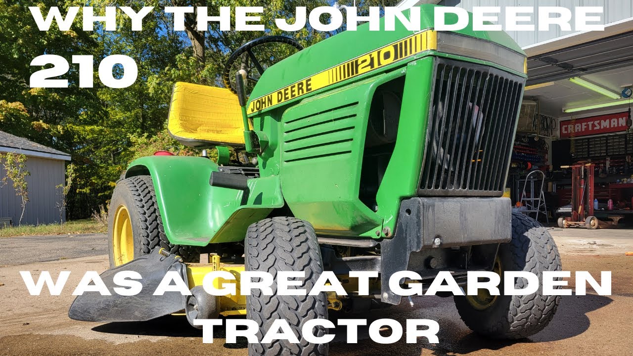 Почему John Deere 210 был отличным садовым трактором