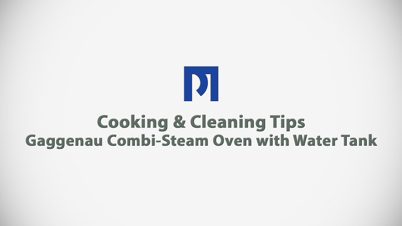 PM BUILDER - Cooking & Cleaning Tips - Gaggenau Combi-Steam Oven with Water Tank