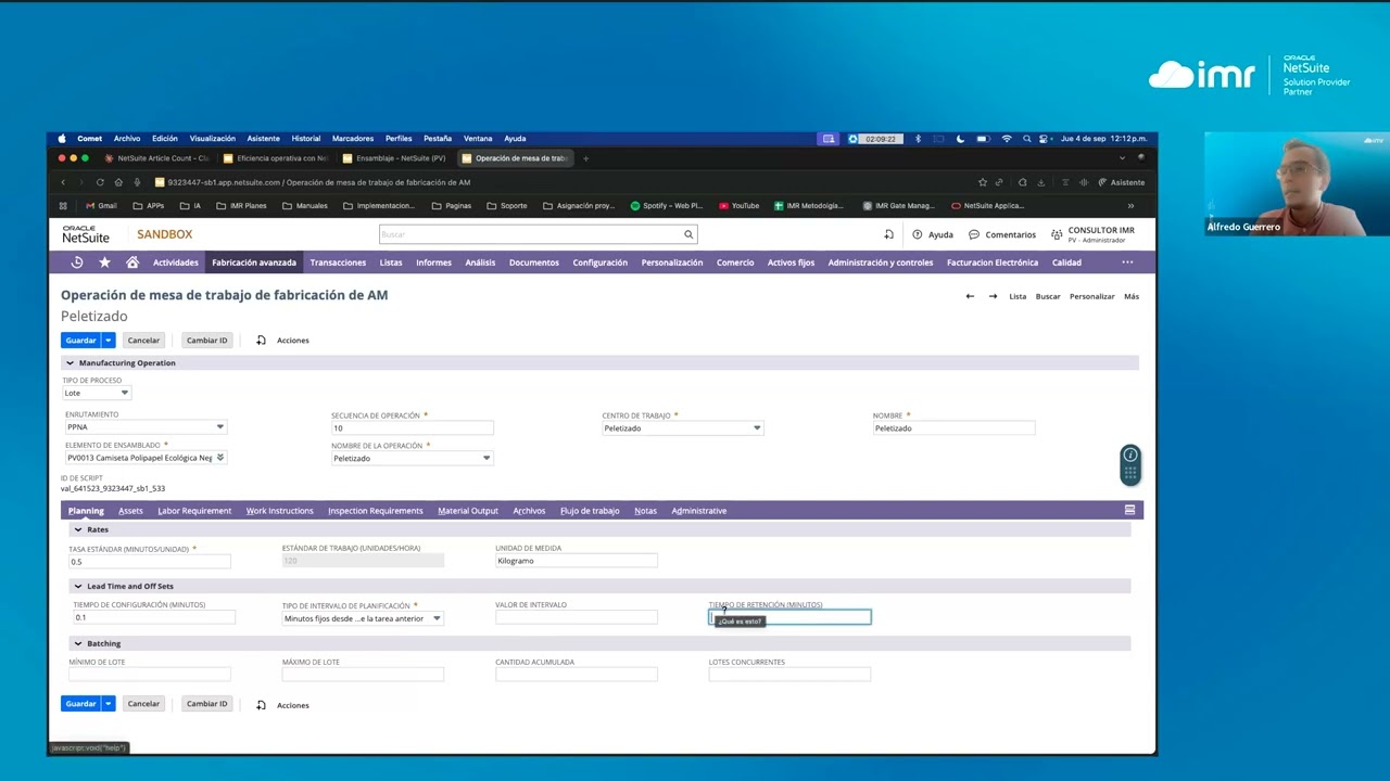 Eficiencia operativa con NetSuite: Manufactura Avanzada 🚀 | Casos prácticos y automatización