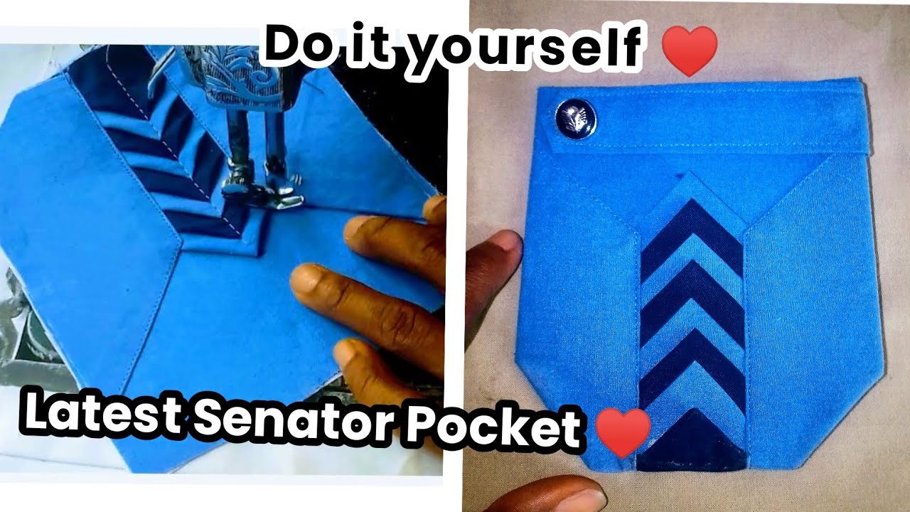 This Amazing Senator Pocket Design is So Easy to Make || for your Senator and kaftan wears