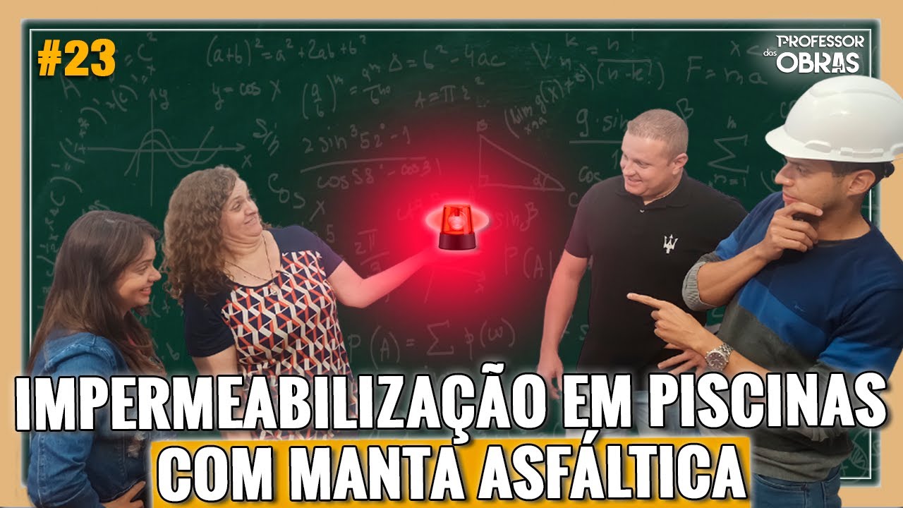 IMPERMEABILIZAÇÃO DE PISCINAS COM MANTA ASFÁLTICA - PDO #023