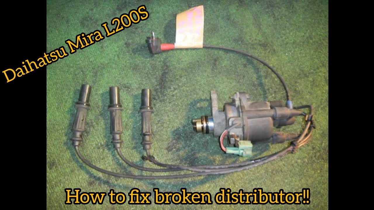 How To Fix Broken Distributor l Daihatsu Mira L200s