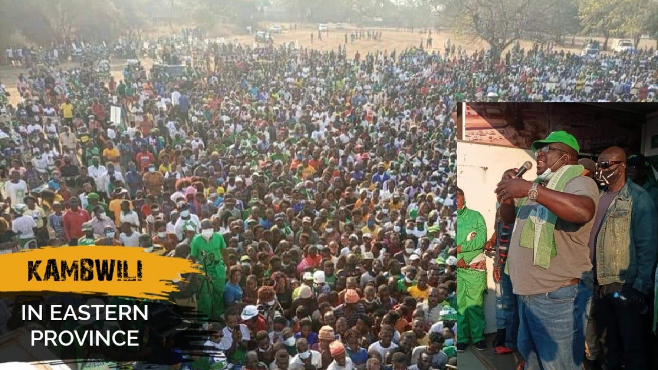 Kambwili wrapping up PF Rally with his usual Tribal Remarks in Eastern Province (CHIPATA)