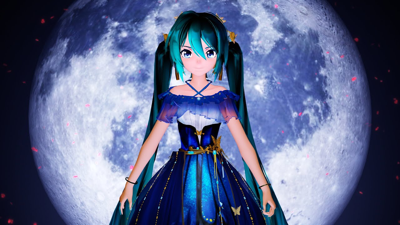 【MMD】『Oxalis』「Hatsune Miku/Night Butterfly Miku」